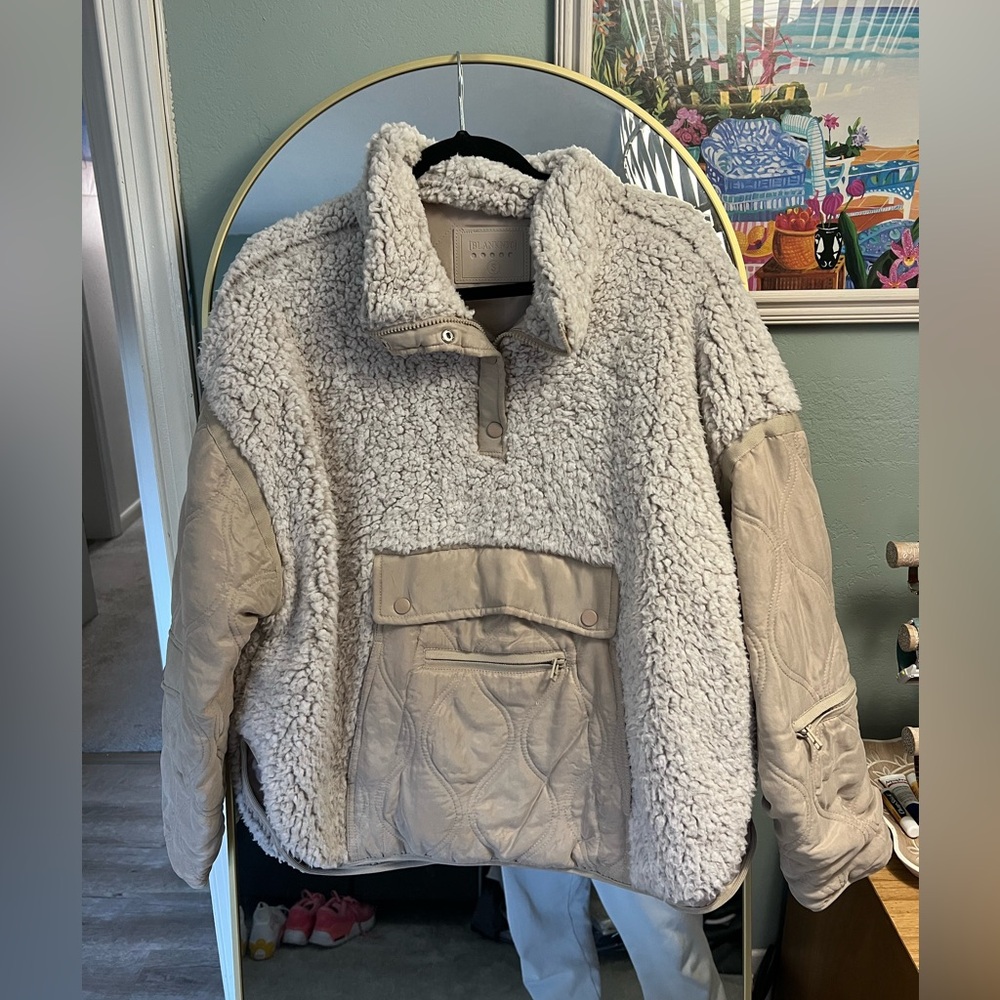 Blank NYC sherpa pullover